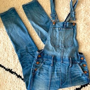 Madewell Skinny Denim Overalls